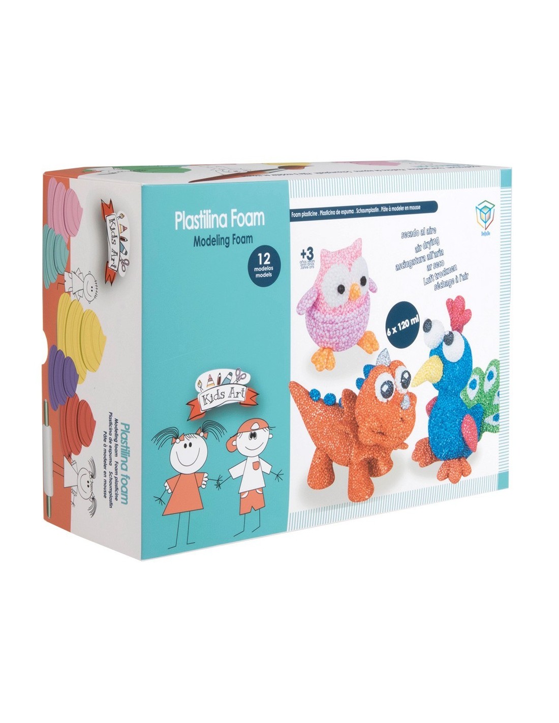 Set plastilina Deqube para jugar con ni&ntilde;os con discapacidad motora